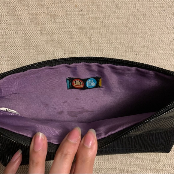 Paul Frank black leather wristlet - Picture 6 of 6